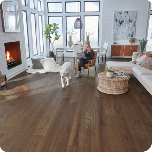 Hardwood Flooring in Livingroom