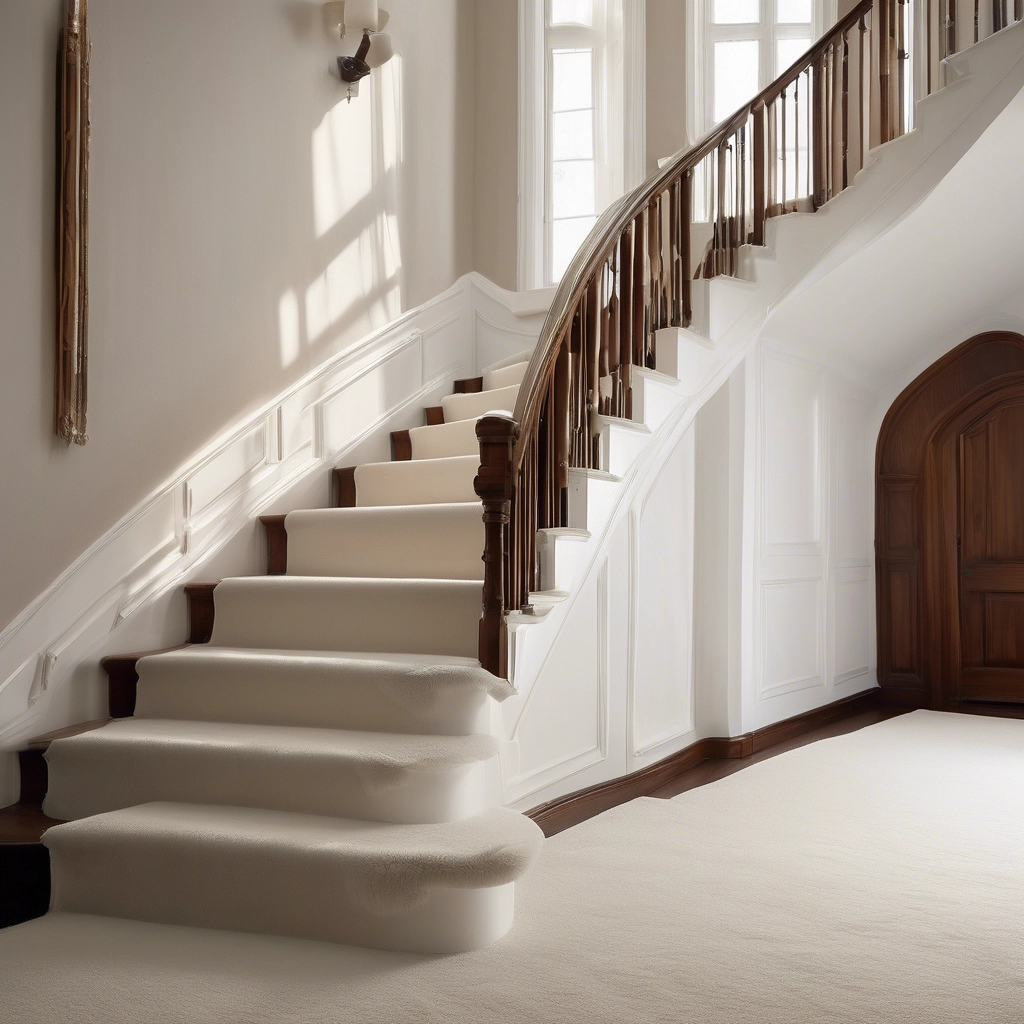 Carpet & underpad on stairs