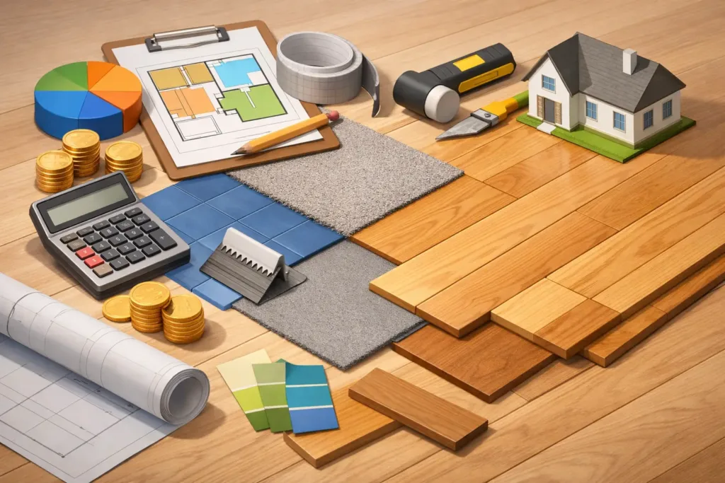 How to Budget Flooring Replacement Right