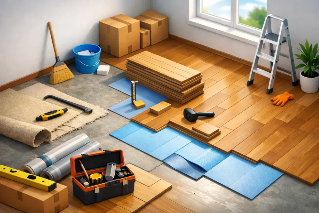 How to Prepare for Flooring Installation