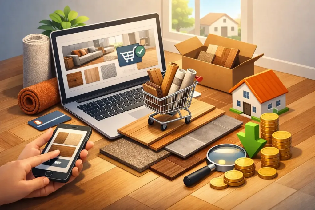 How to Buy Flooring From Home and Save More