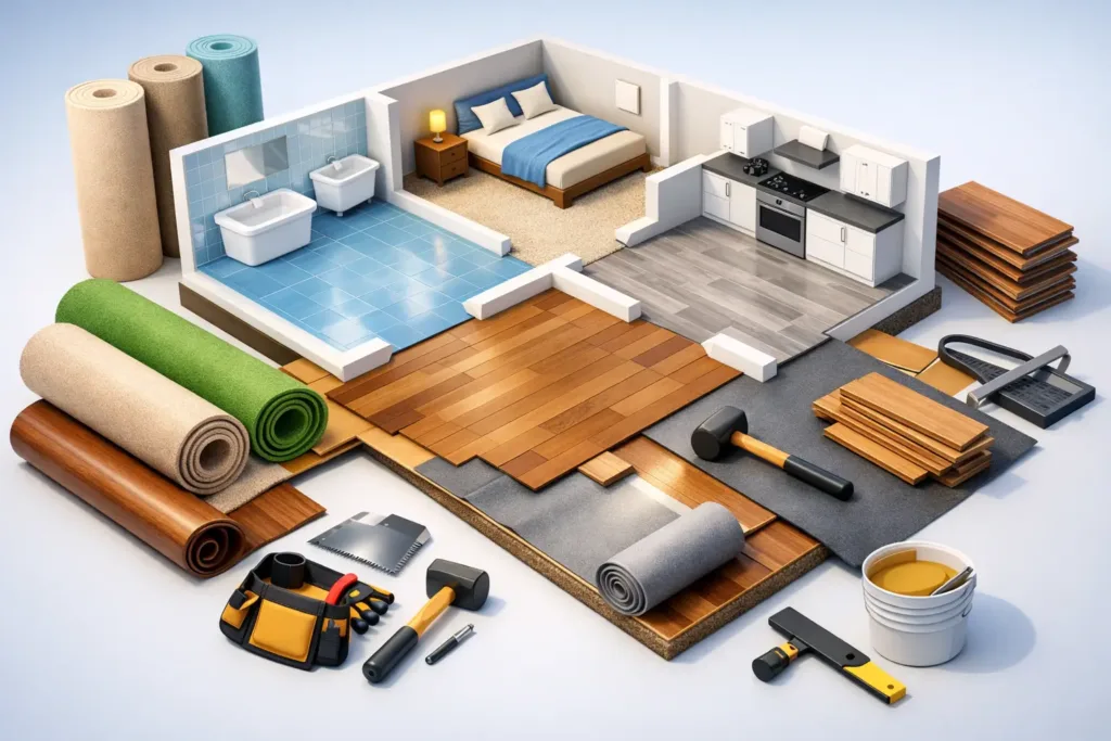 Whole Home Flooring Replacement Guide for Less